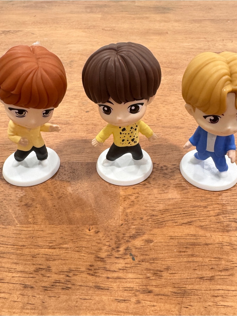 Collectible BTS Figures McDonalds Happy Meal Lot of 3 TinyTan Jimin J-Hope